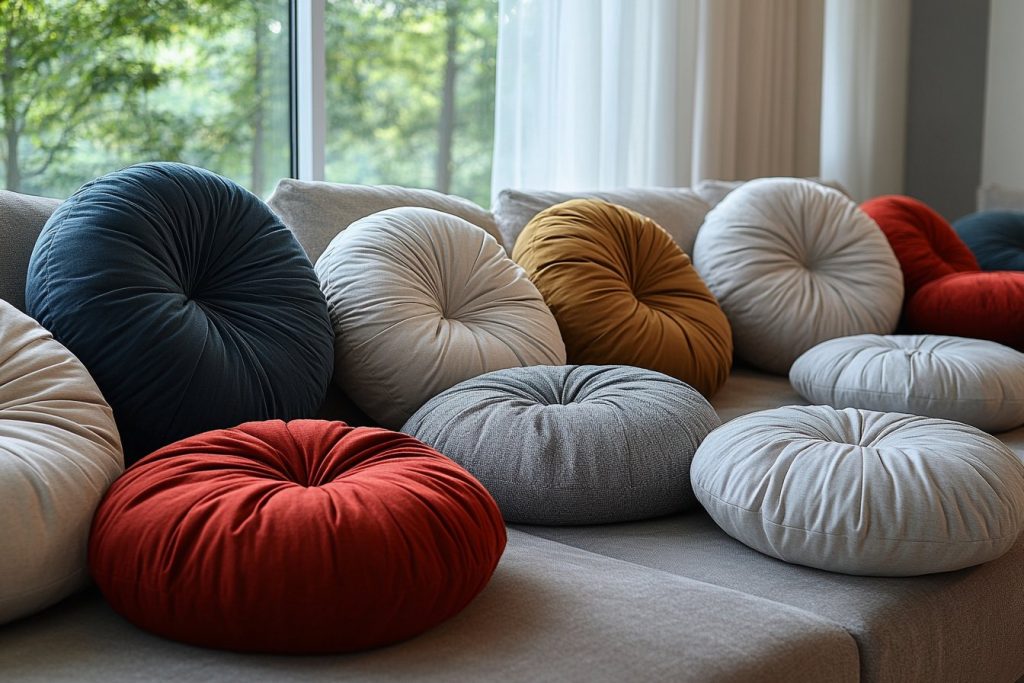 Coussins ronds : une solution esthétique pour vos sièges