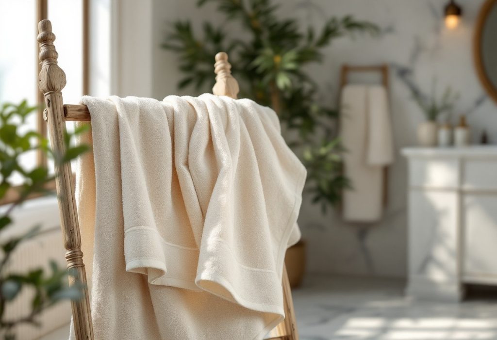 Linge de bain haut de gamme : le luxe accessible pour votre salle de bains