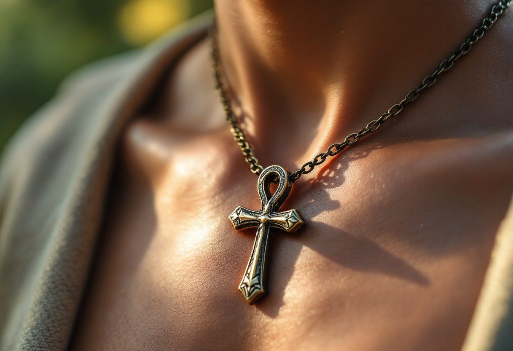 Découvrir la signification et la magie de porter un collier croix de ankh