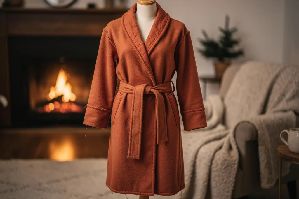 Robe terracotta pour invitée d’hiver : allier chaleur et style pour une tenue élégante