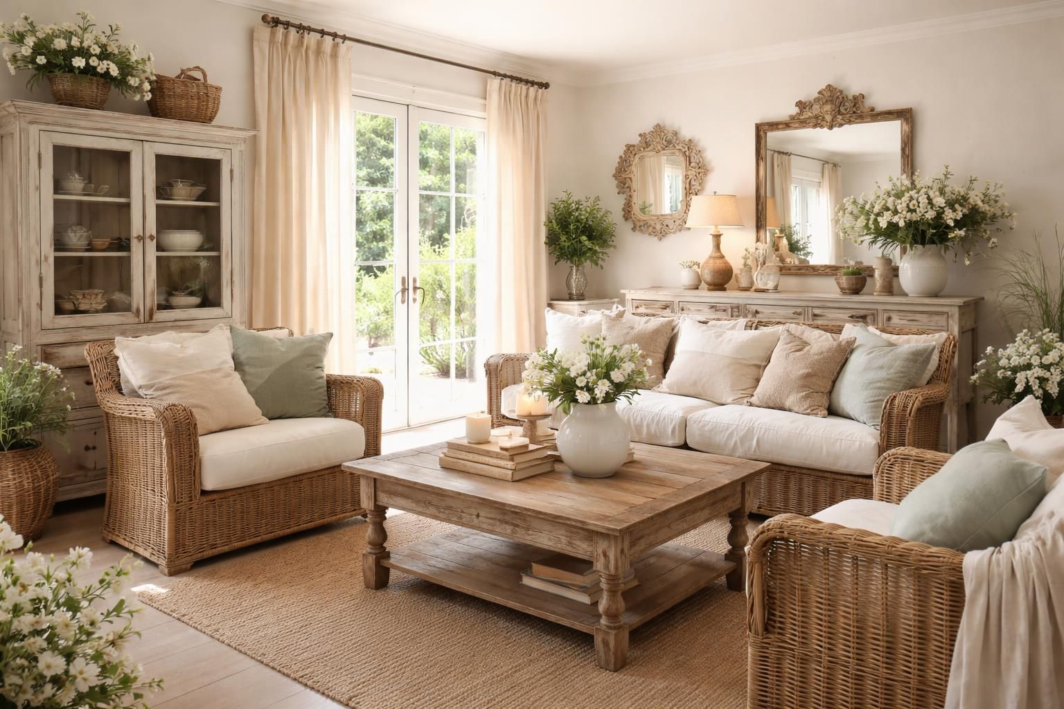 découvrez comment créer une ambiance champêtre française authentique grâce au lin, au rotin et aux meubles patinés, alliant élégance naturelle et charme rustique.