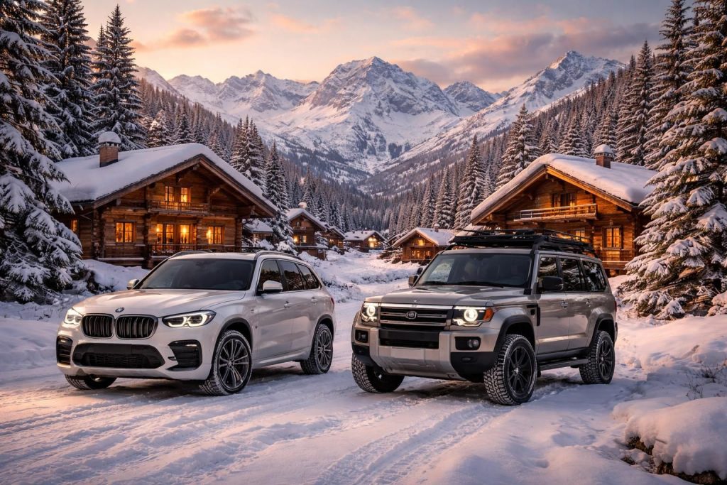 Découvrez les chalets accessibles en BMW X5 et Land Rover Defender dans les Alpes