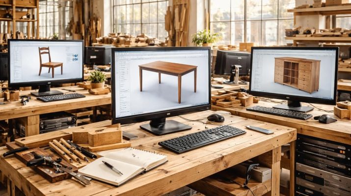 découvrez les meilleurs logiciels de conception de mobilier tels que fusion 360, solidworks et rhinoceros, spécialement adaptés pour les ébénistes souhaitant créer des meubles uniques et précis.